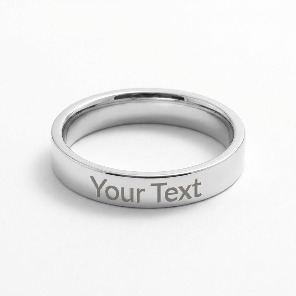 Women's engraved ring, make it special.