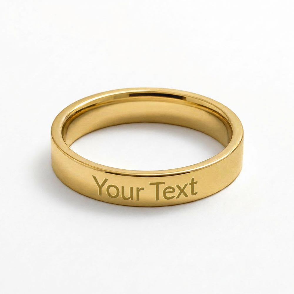 Women's engraved ring, make it special.