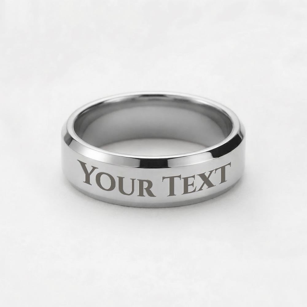 Men's engraved ring, great gift!!