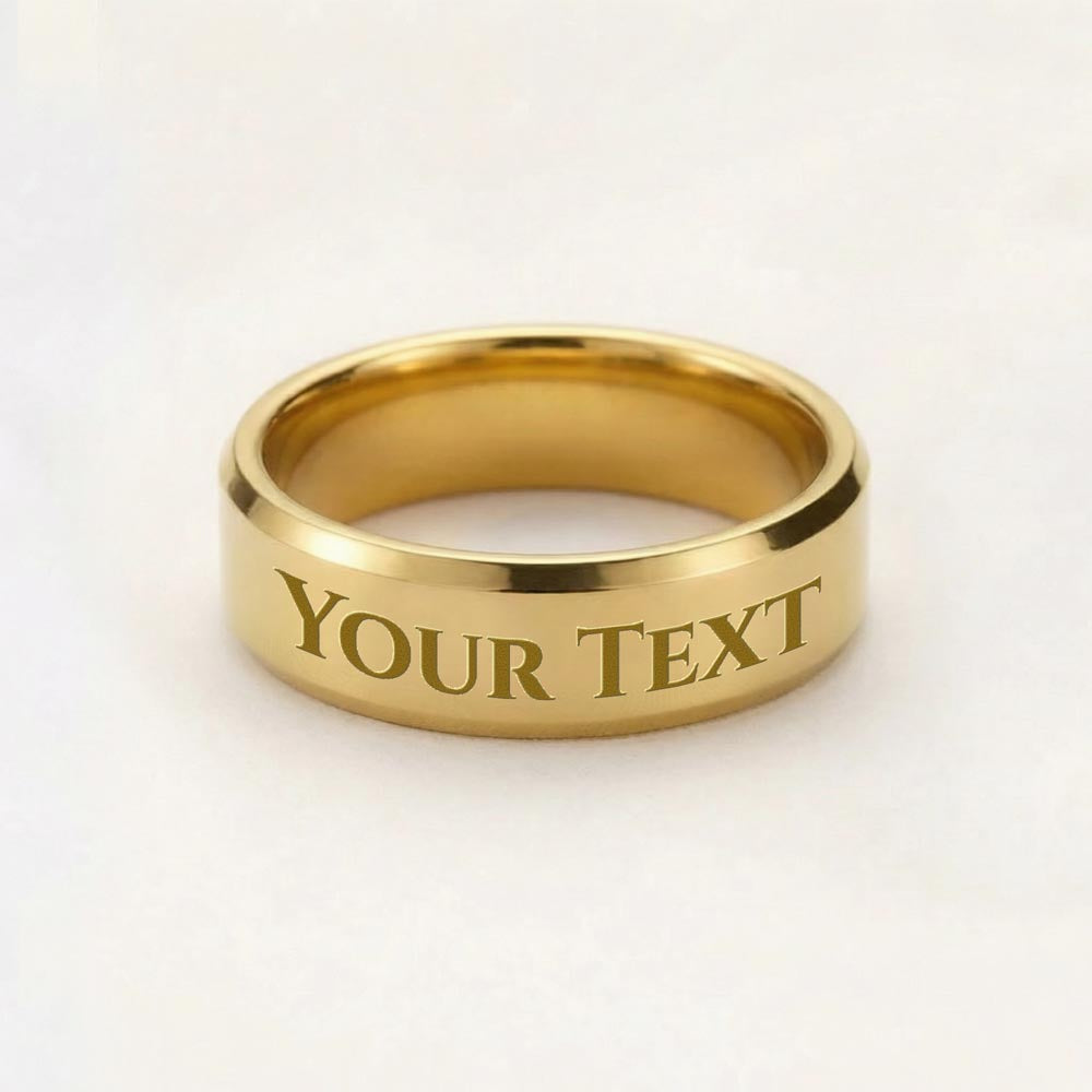 Men's engraved ring, great gift!!