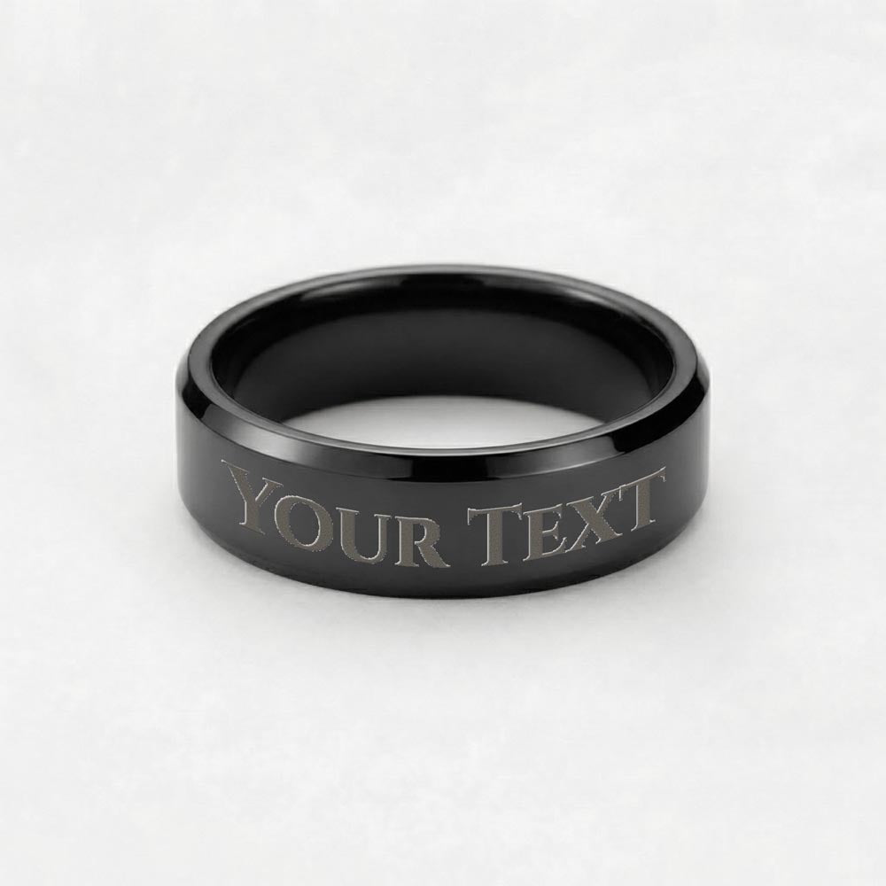 Men's engraved ring, great gift!!