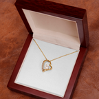 Forever Love necklace with personal message