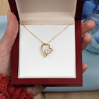 Forever Love necklace with personal message