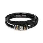Love You Forever bracelet, with personalized message.