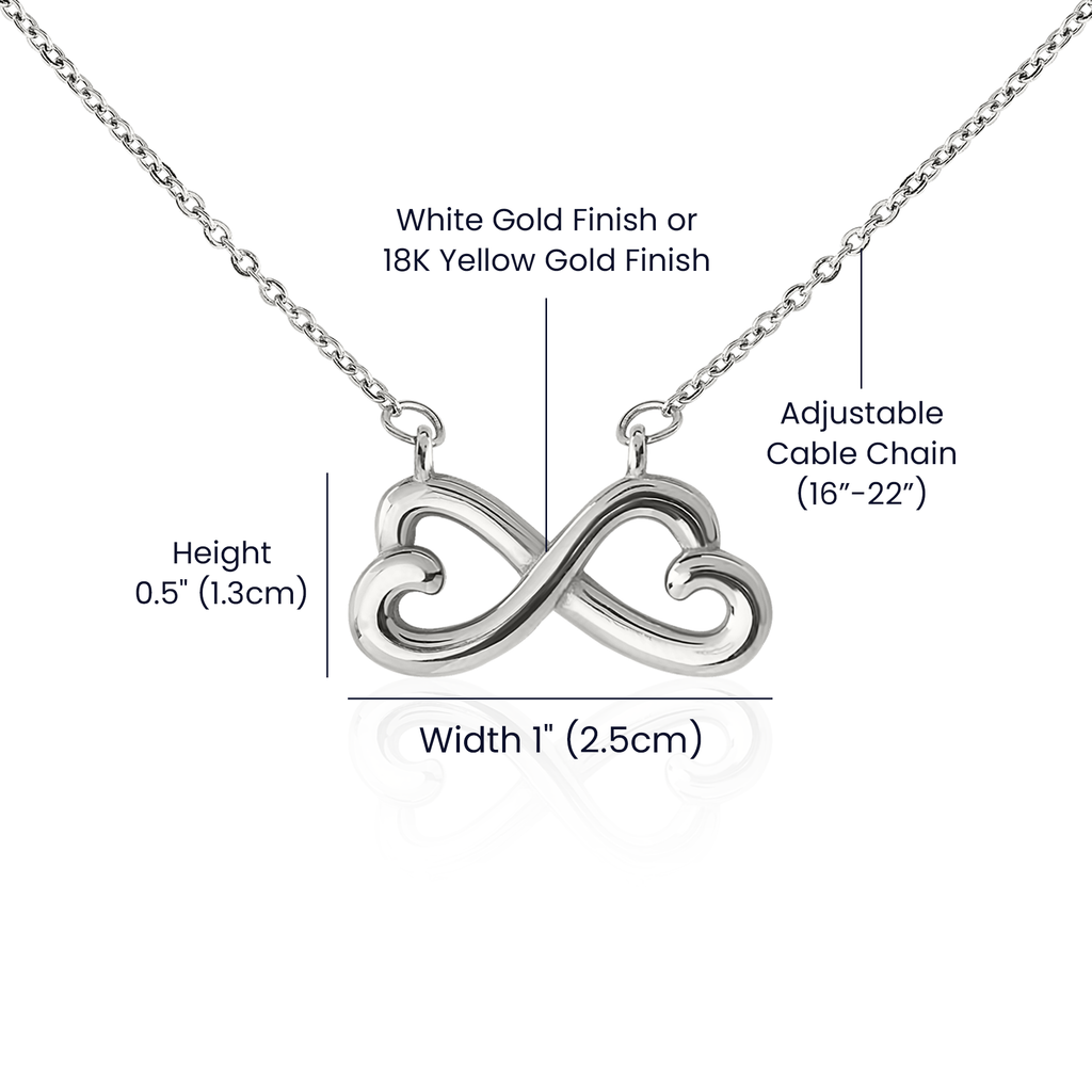 Endless Love Necklace with message