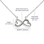 Endless Love Necklace with message
