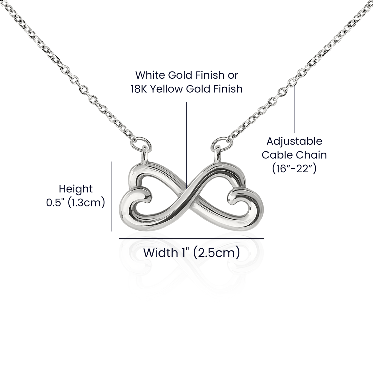 Endless Love Necklace with message