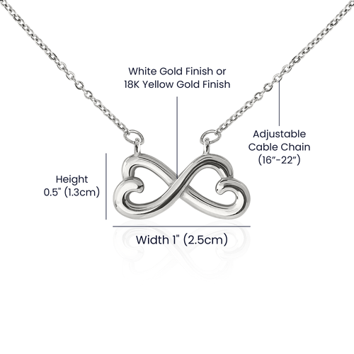 Endless Love Necklace with message