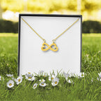 Endless Love Necklace with message