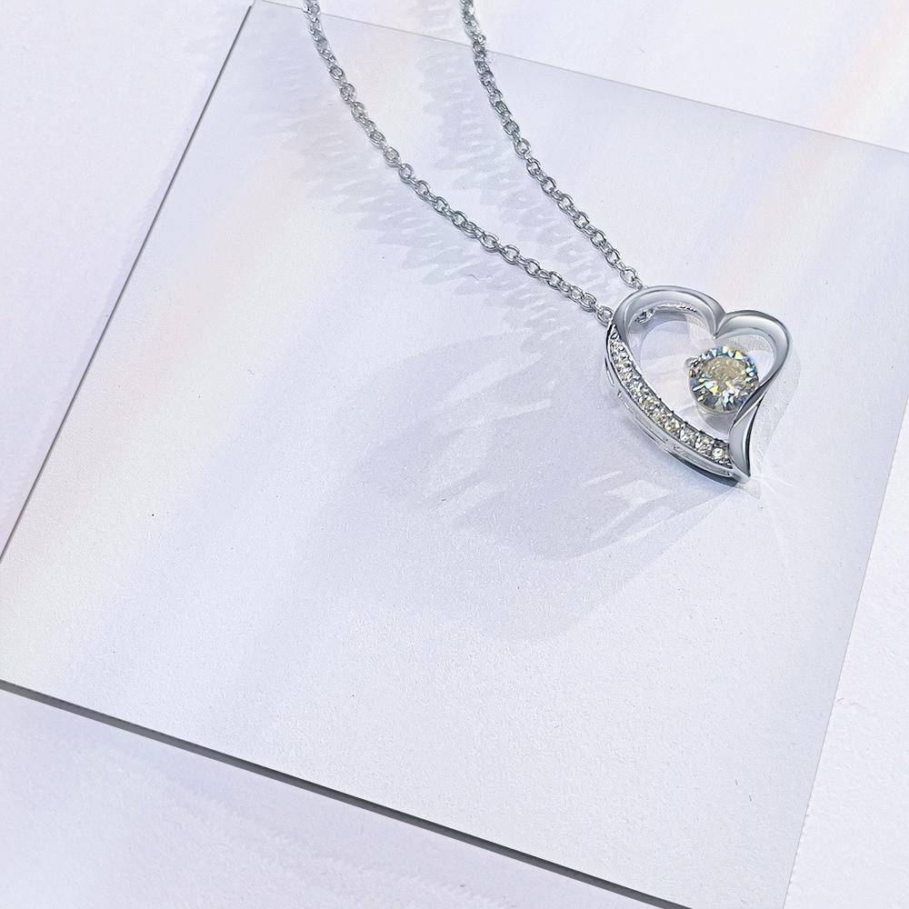 Forever Love necklace with personal message