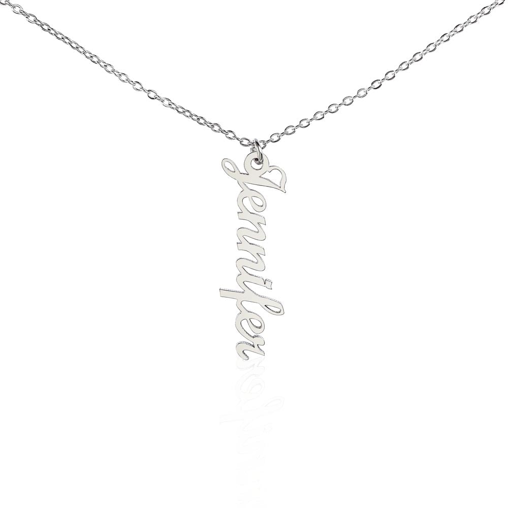 Multi Vertical necklace, for the special people in your life