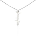 Multi Vertical necklace, for the special people in your life