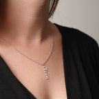 Multi Vertical necklace, for the special people in your life