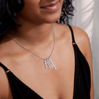 Multi Vertical necklace, for the special people in your life