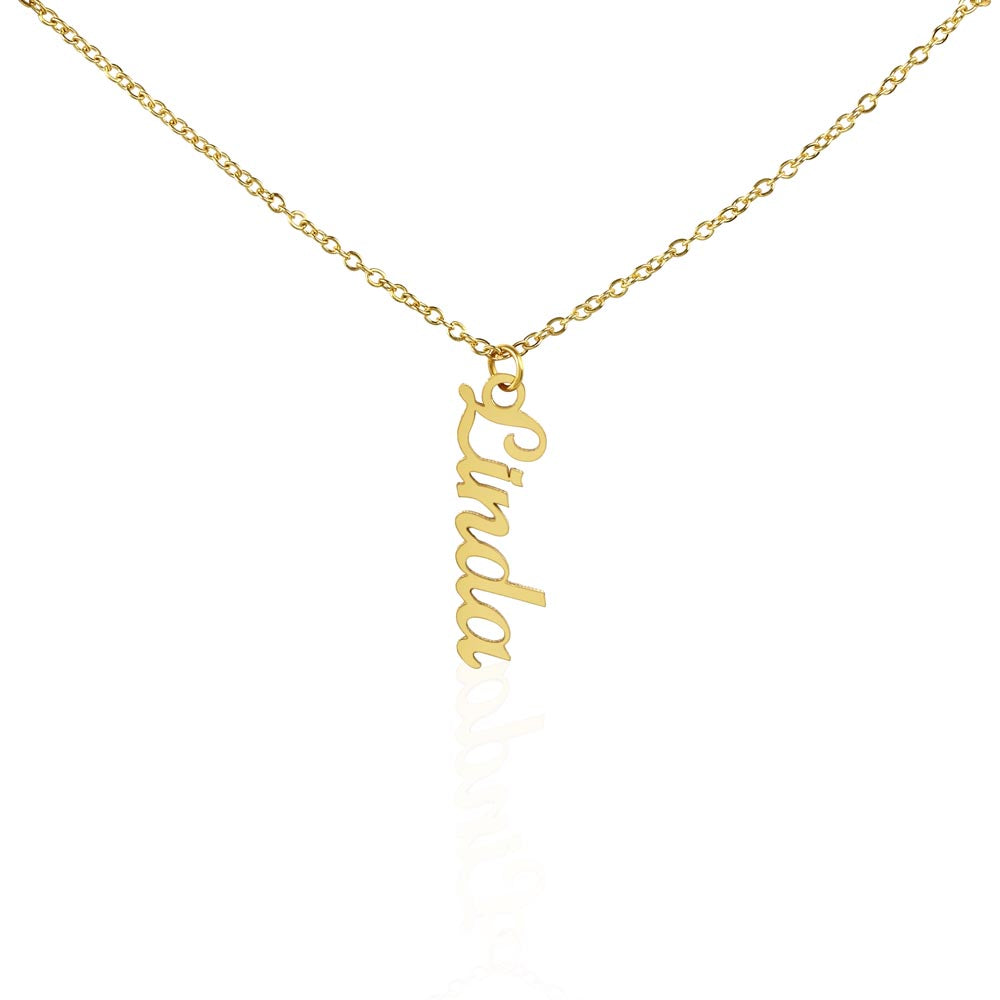 Multi Vertical necklace, for the special people in your life