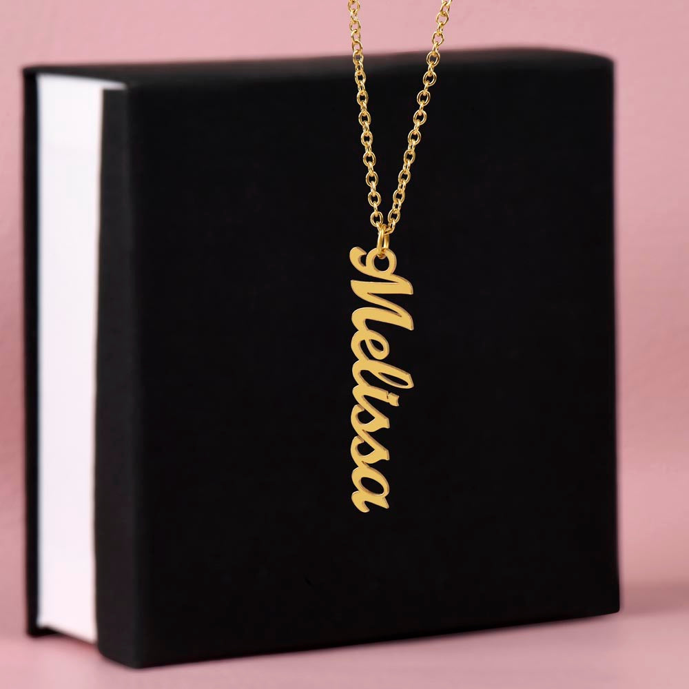 Multi Vertical necklace, for the special people in your life
