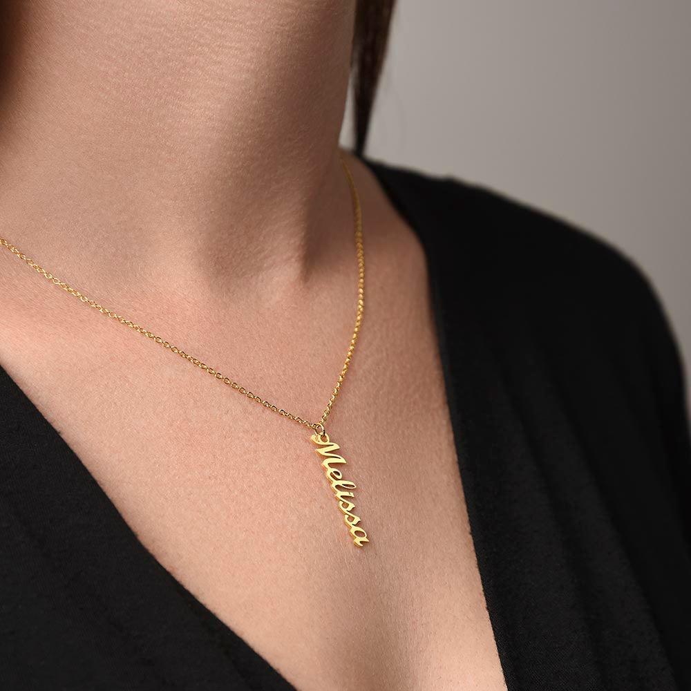 Multi Vertical necklace, for the special people in your life